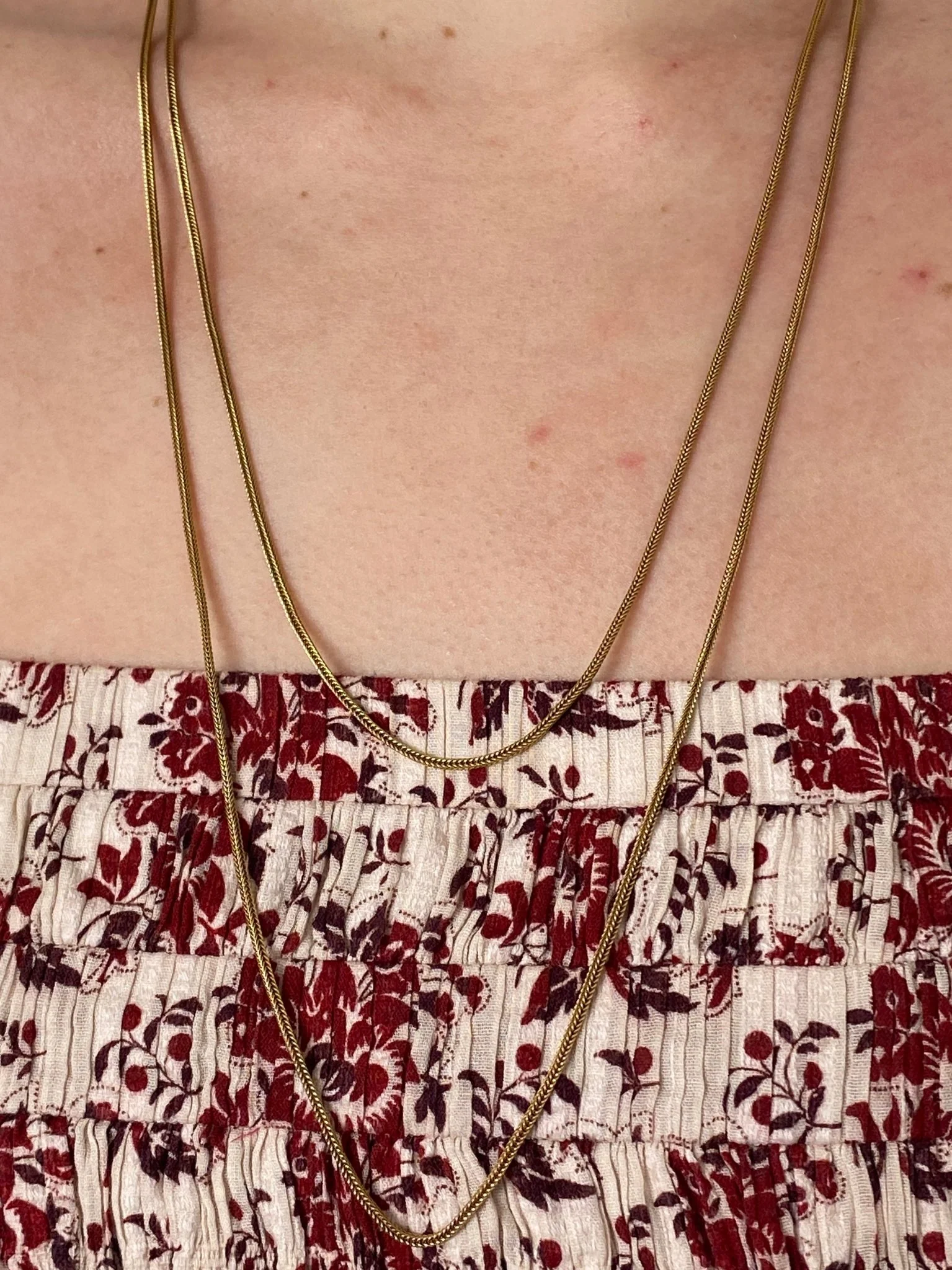 Antique Gold Guard Chain - Image 3