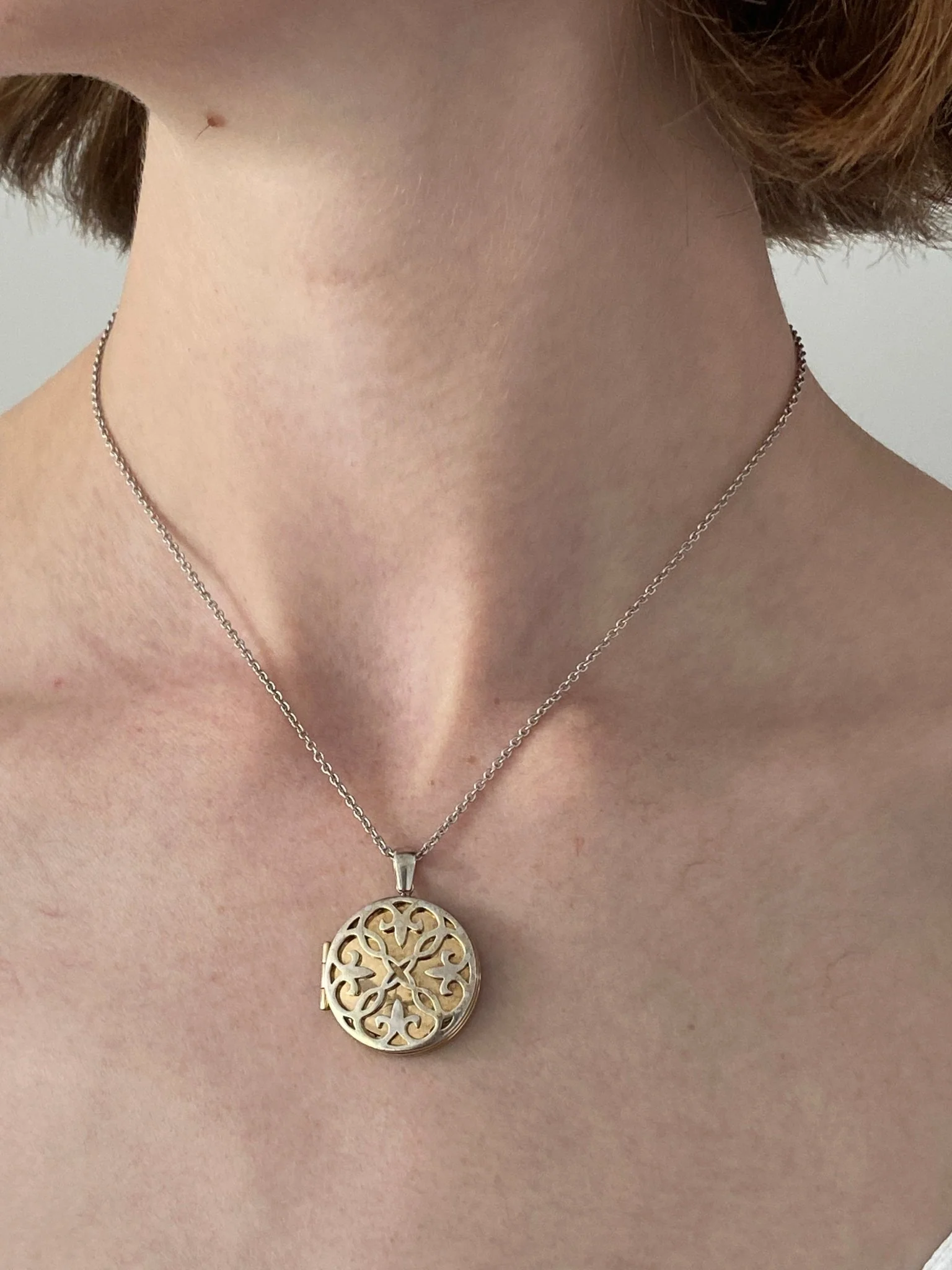 Two-Tone Gold Locket - Image 3