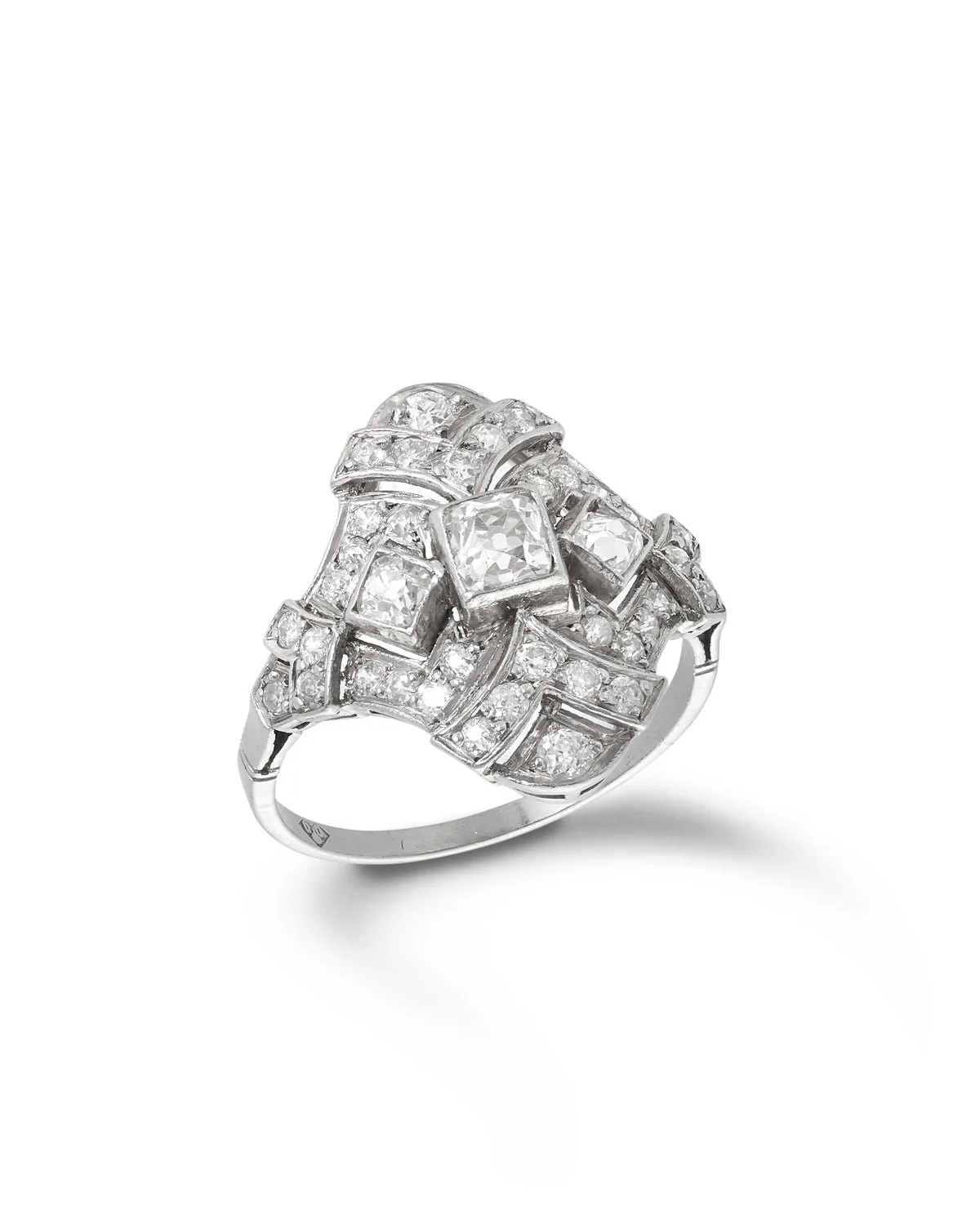 Art Deco Diamond Ring, 1930's - Image 5