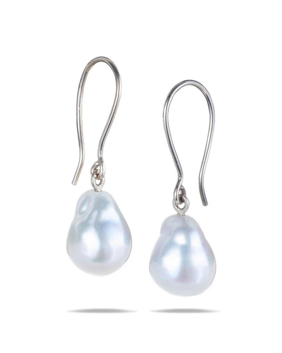 Australian South Sea Pearl Pendant Earrings - Image 3