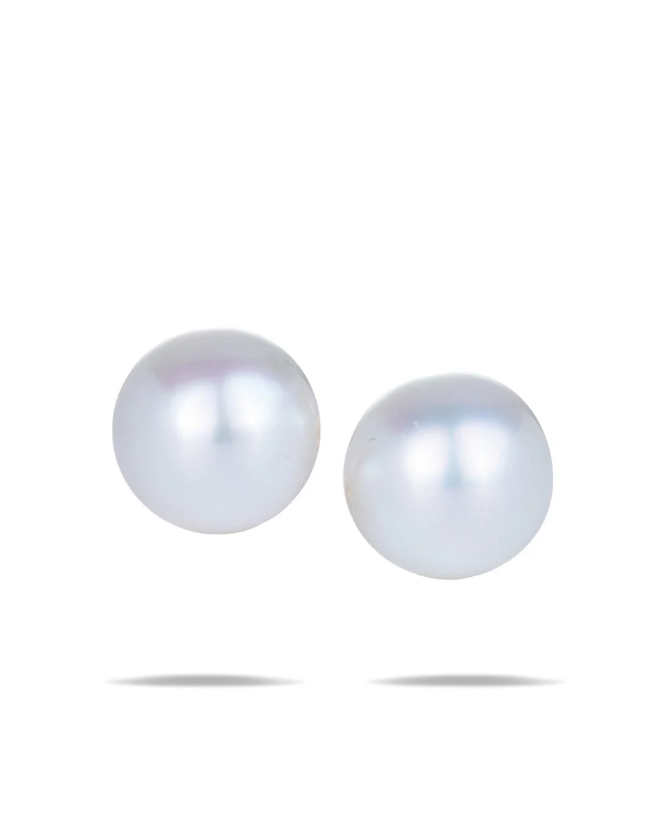 Australian South Sea Pearl Stud Earrings - Image 3