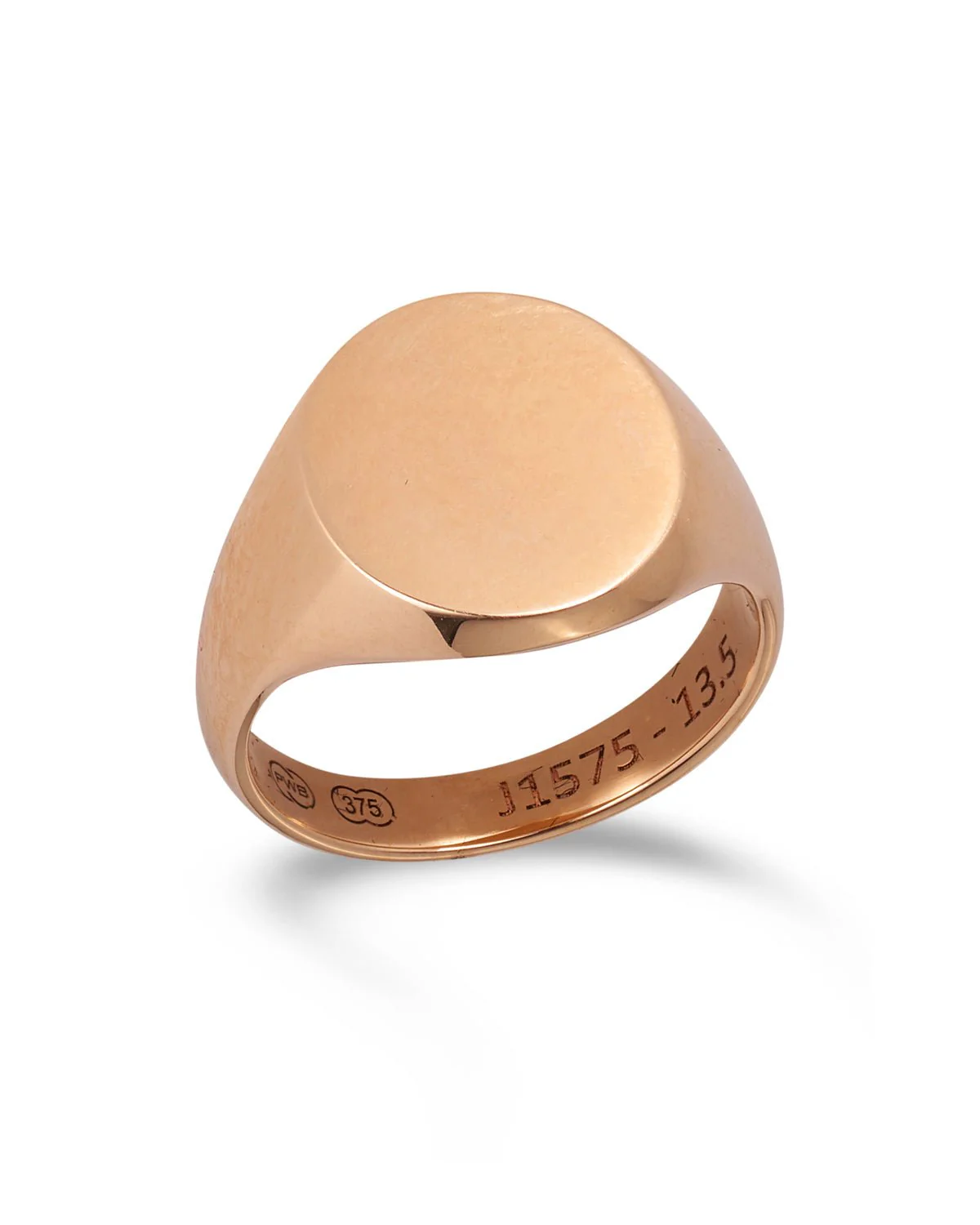 Classic Gold Signet Ring - Image 3