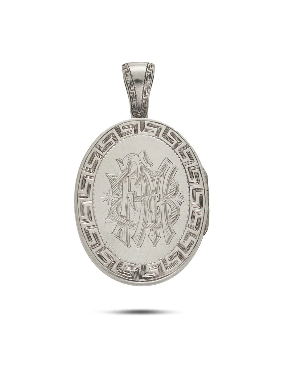 Antique Victorian Silver Locket - Image 4