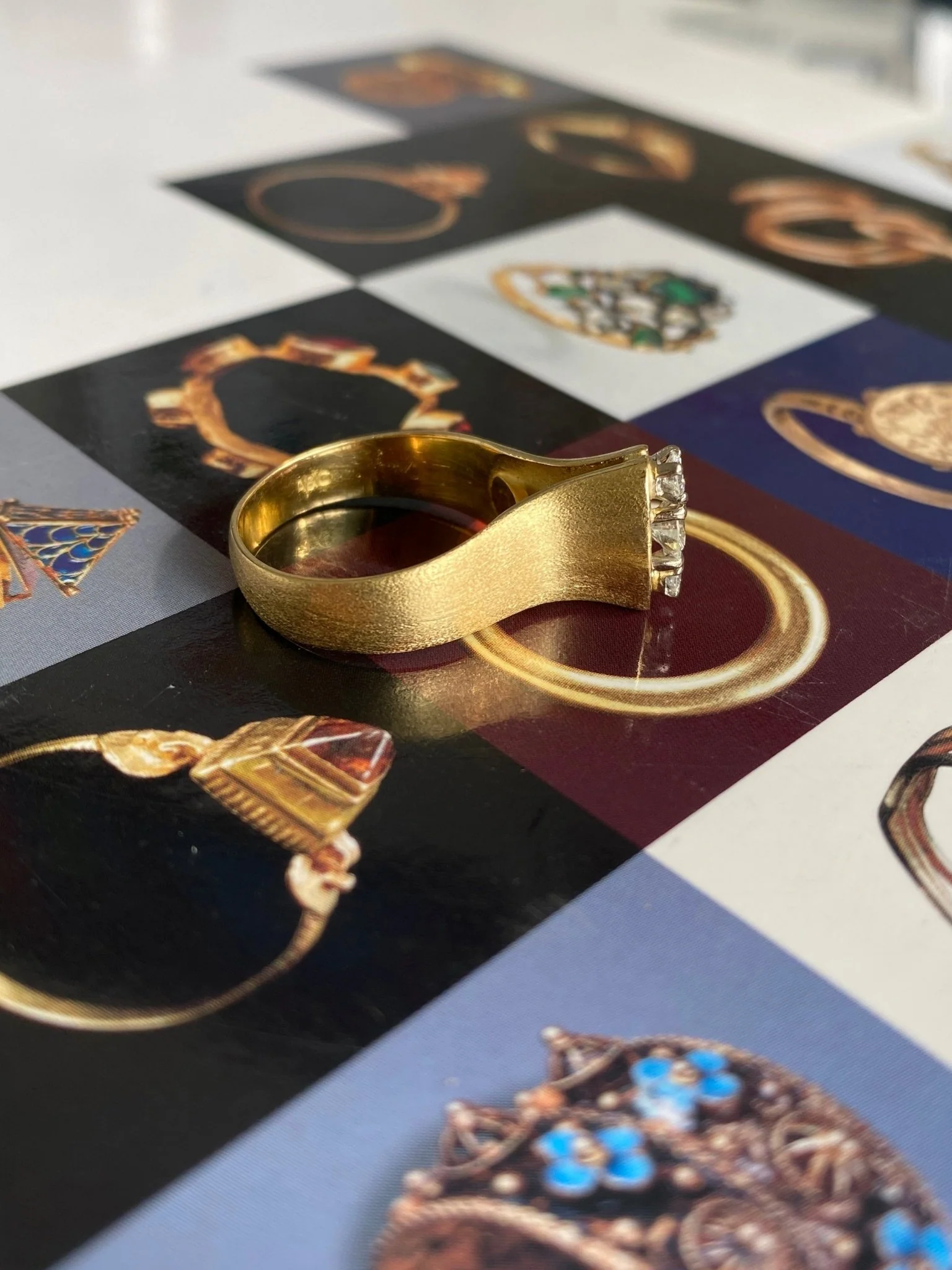 Mid-Century Modern Diamond Ring - Image 5