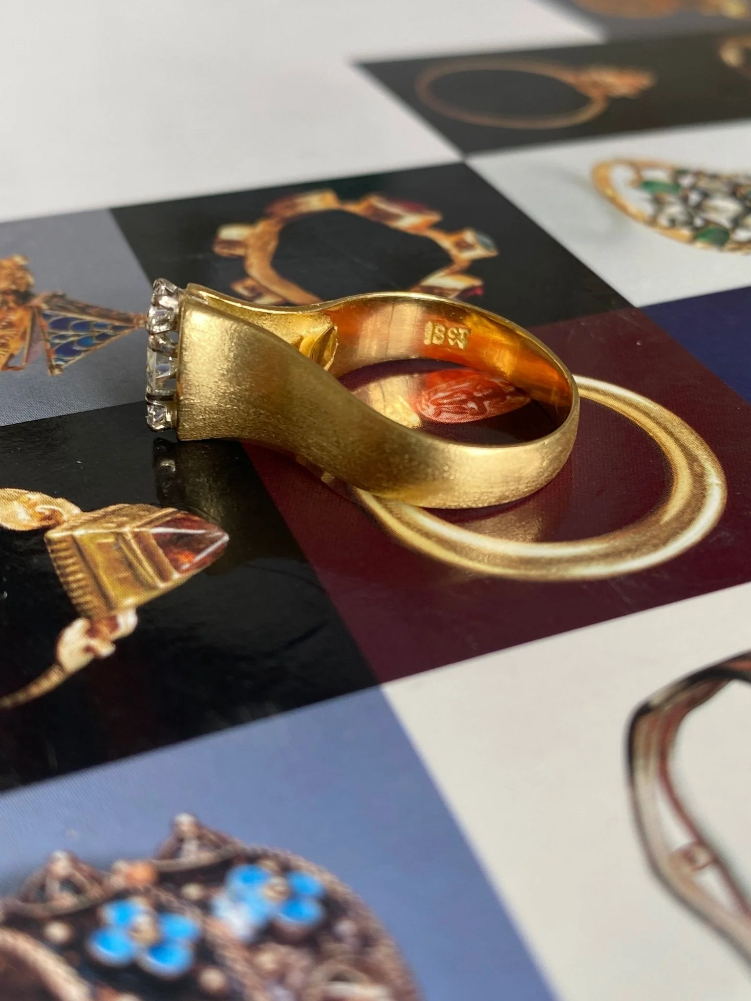 Mid-Century Modern Diamond Ring - Image 6