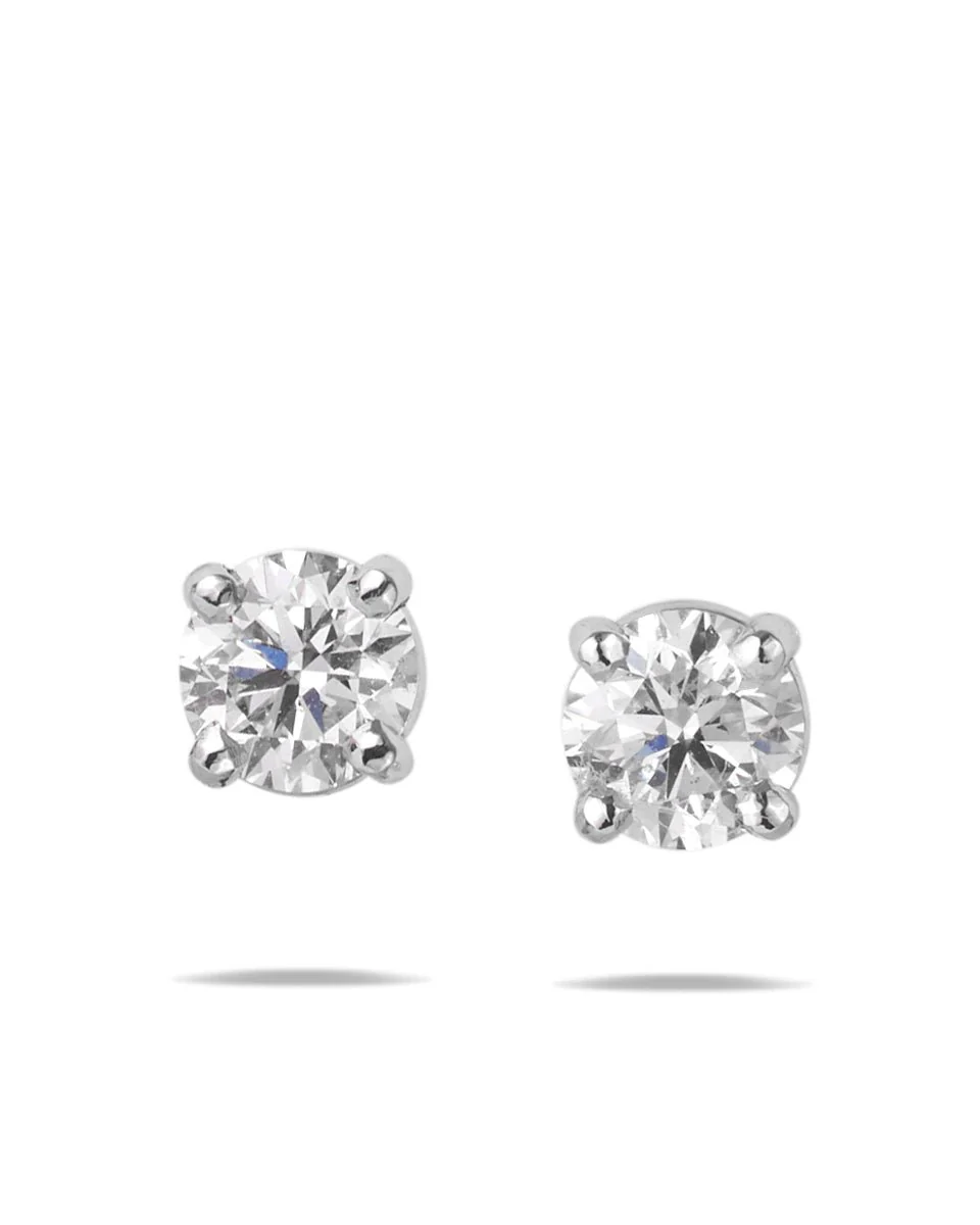 Classic Diamond Studs (0.60 carat total) - Image 4