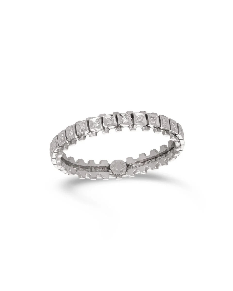 Vintage Diamond Eternity Ring - Image 3