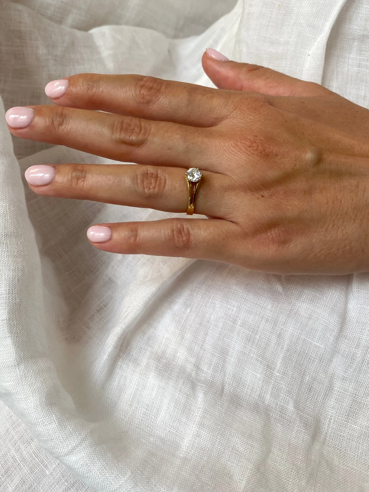 Vintage Solitaire Diamond Ring - Image 4