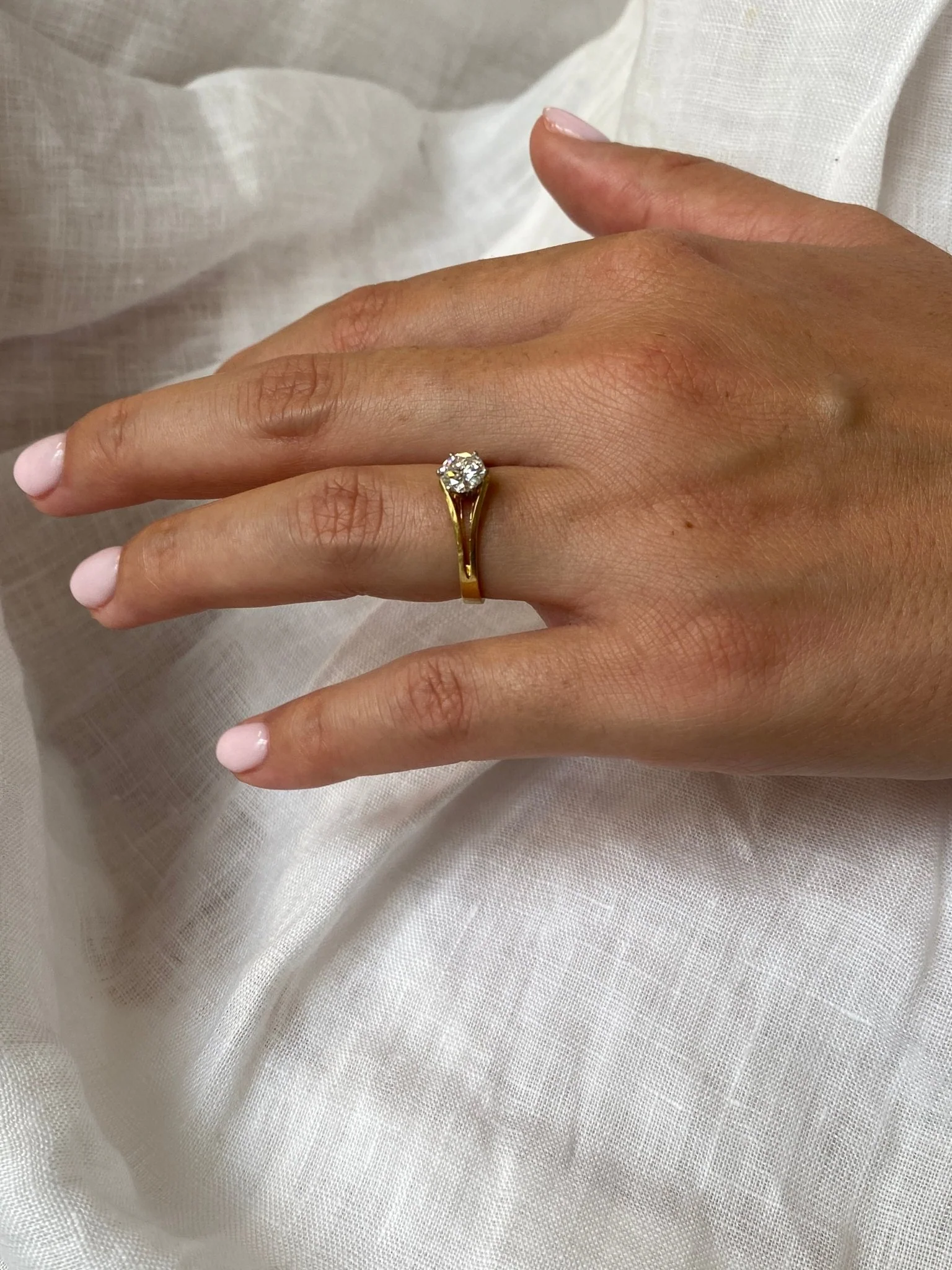 Vintage Solitaire Diamond Ring - Image 5