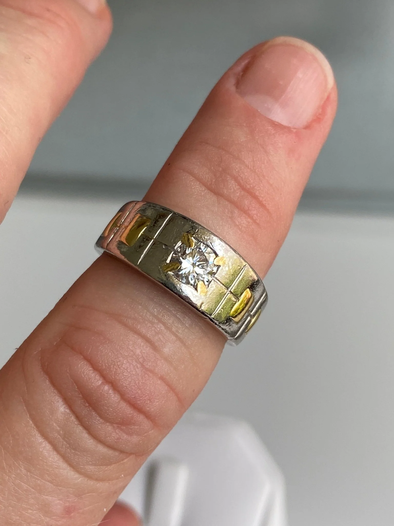 Vintage Diamond Band Ring - Image 3