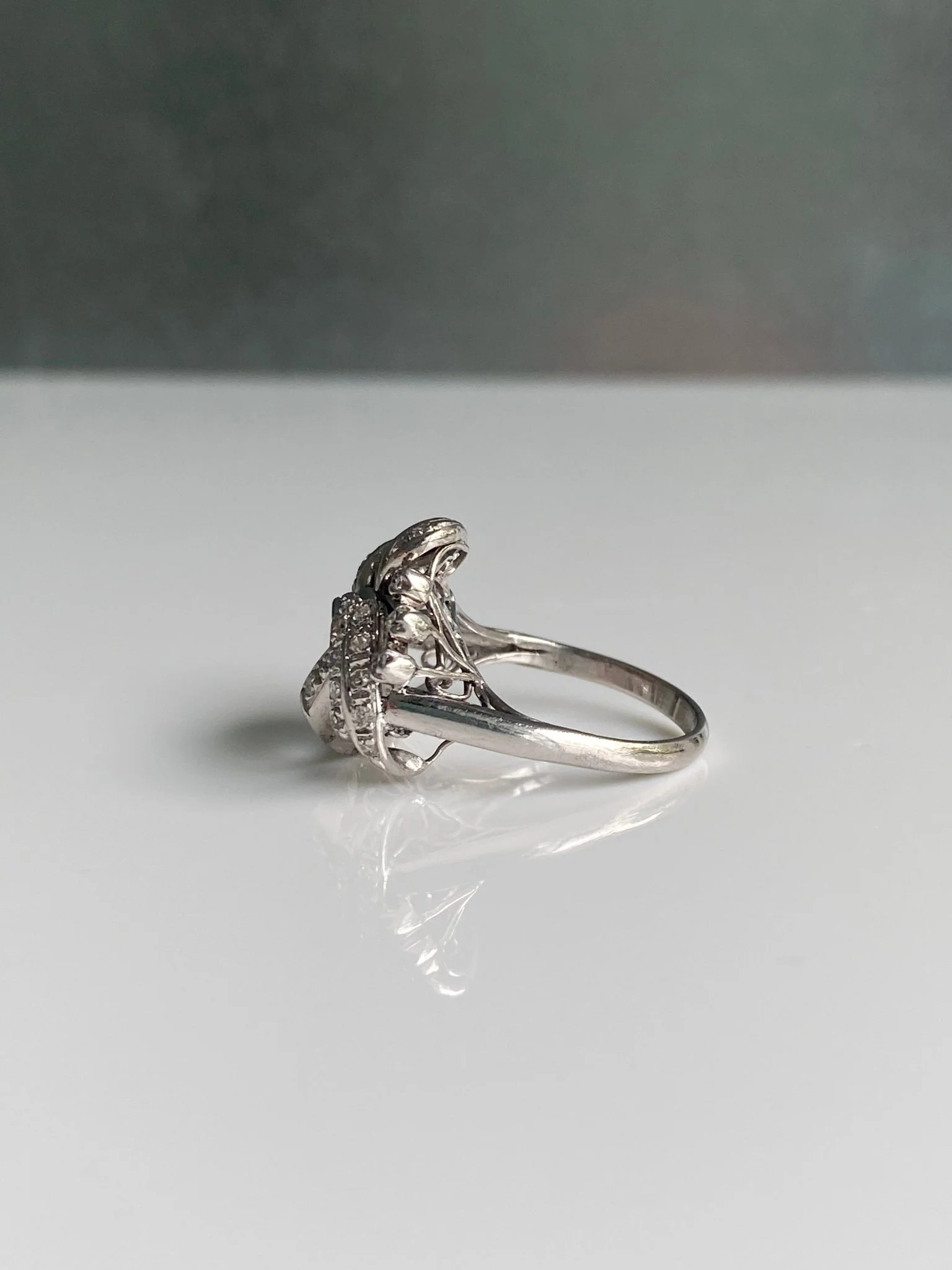 Vintage Diamond Cluster Ring, 1960s - Image 5