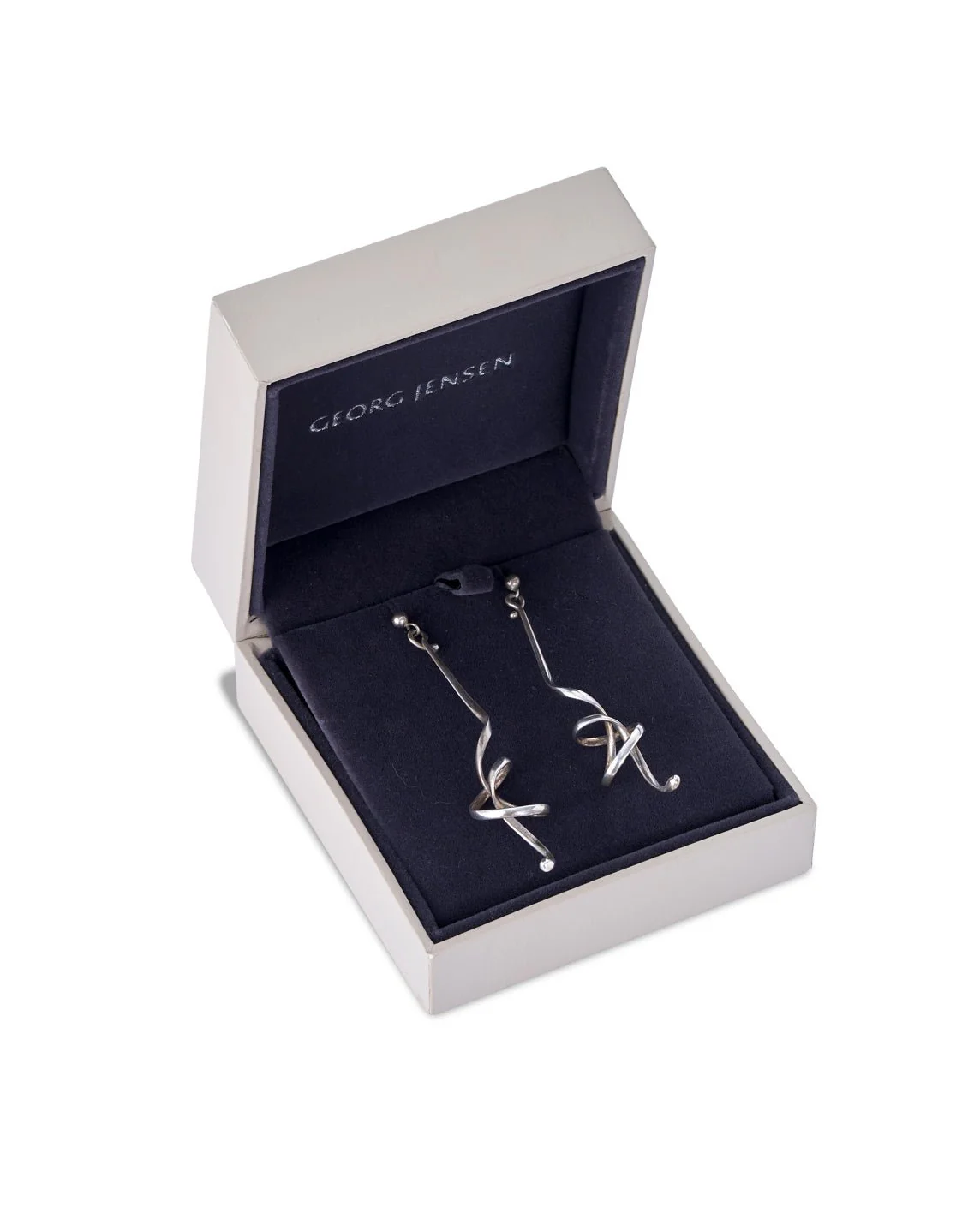 Vintage 'Forget Me Not' Earrings, Georg Jensen - Image 3