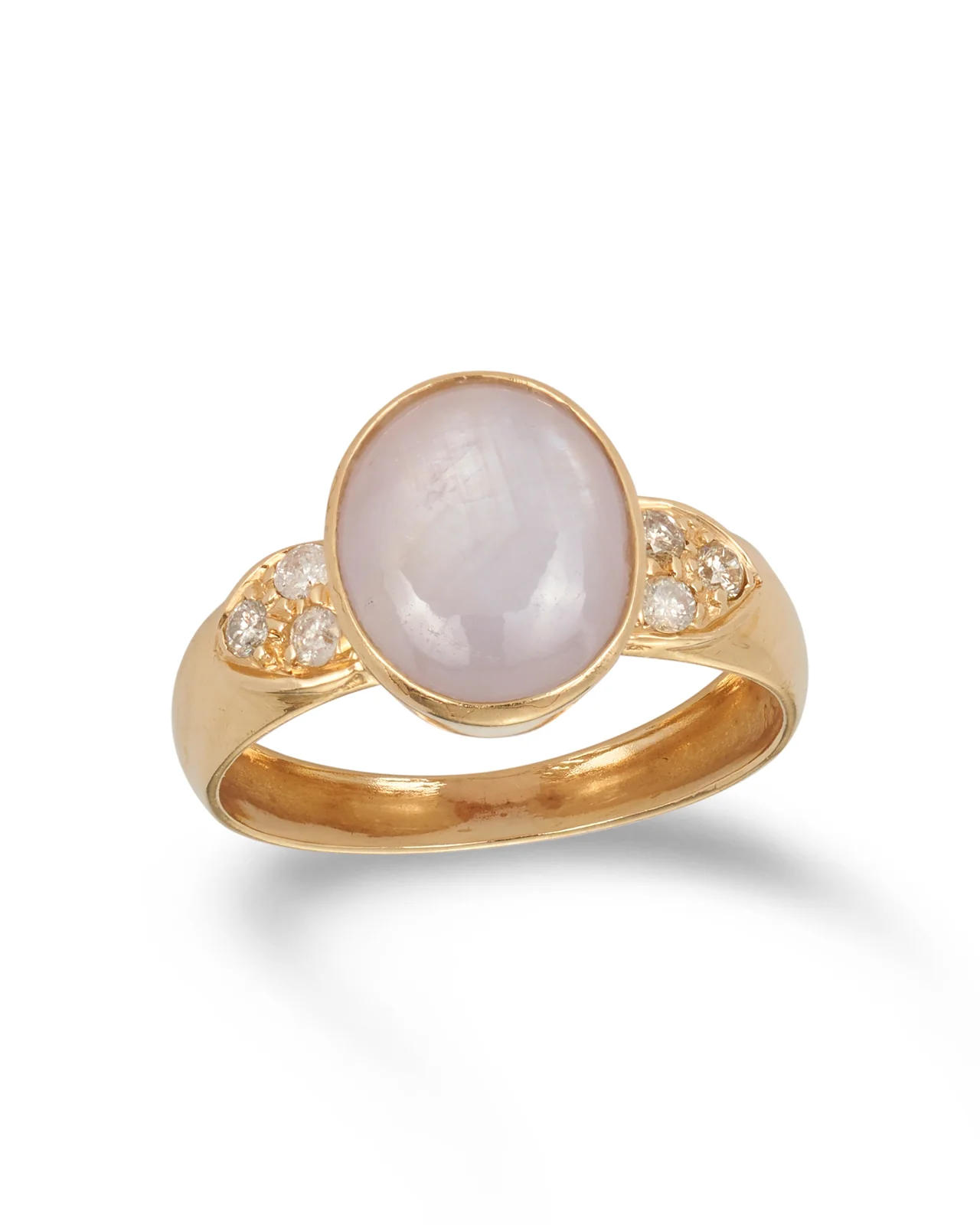 Vintage Star Sapphire & Diamond Ring - Image 5