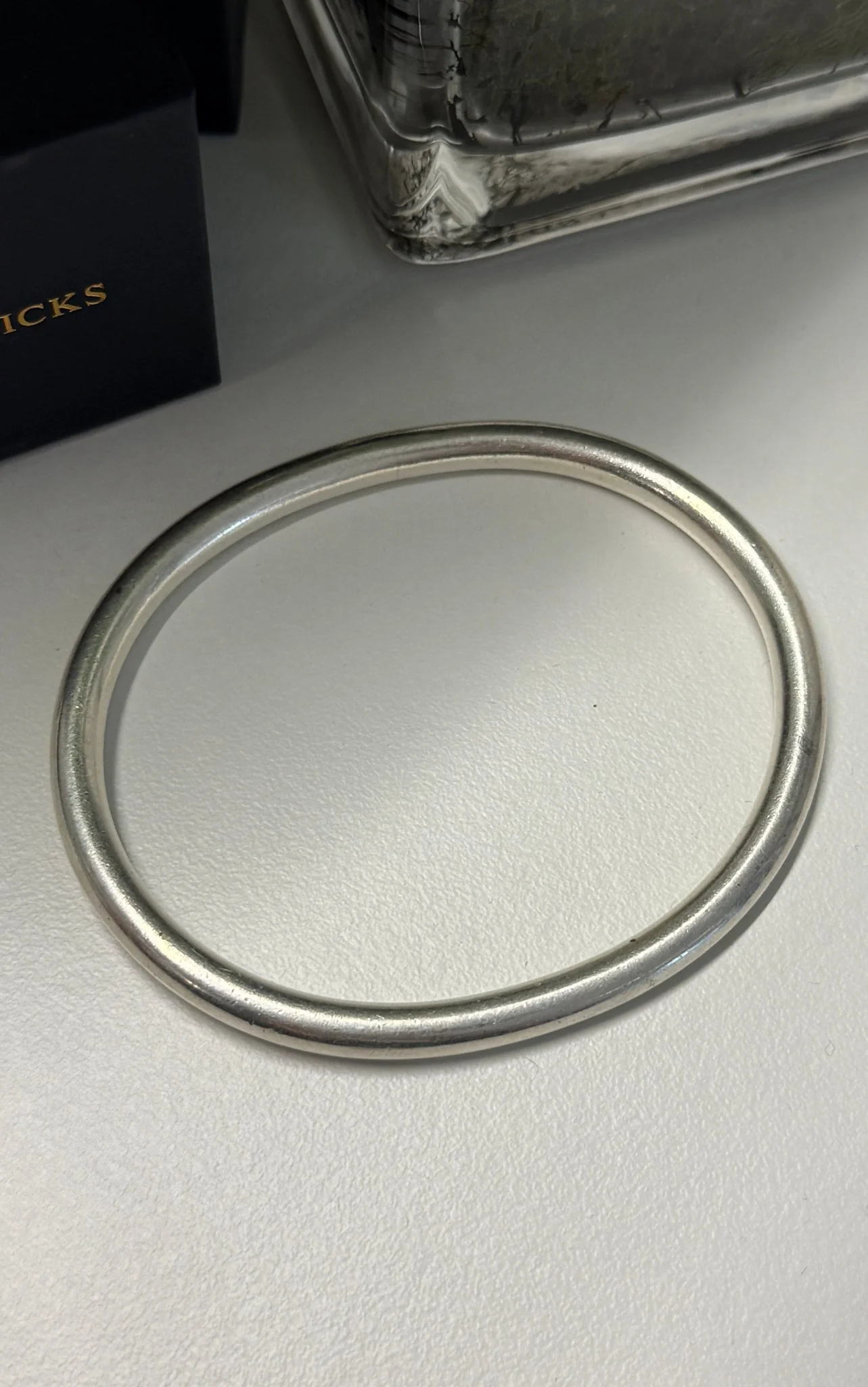 Vintage Sterling Silver Bangle - Image 4